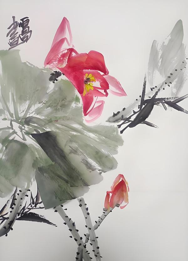 国画系列-荷花
